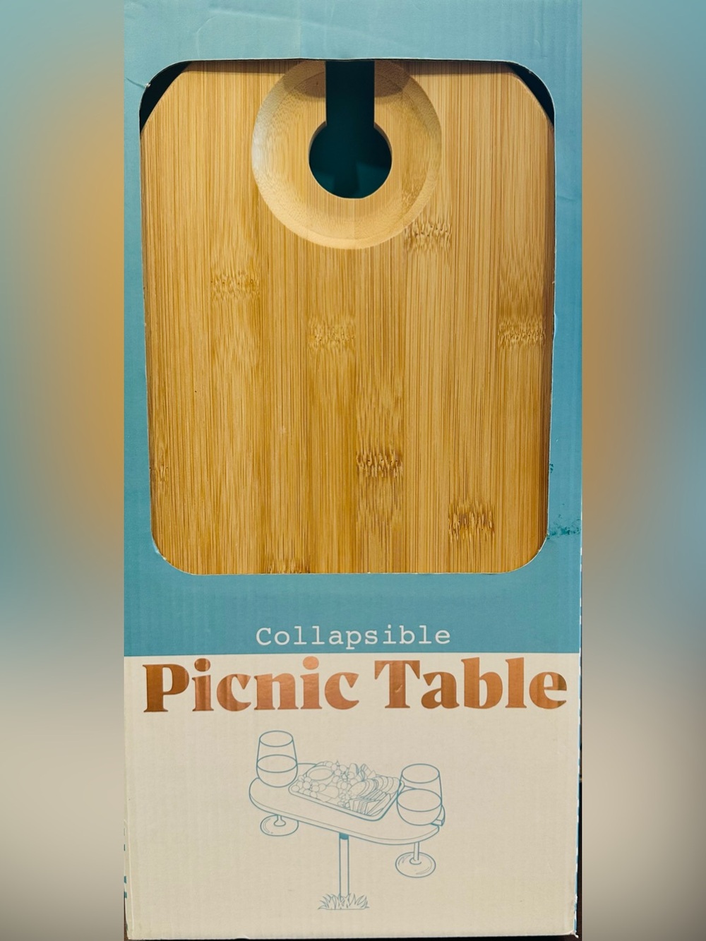 NIB Collapsible Mini Picnic Table